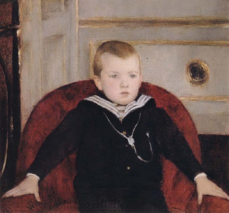 Fernand Khnopff Portrait of Henry de Woelmont France oil painting art